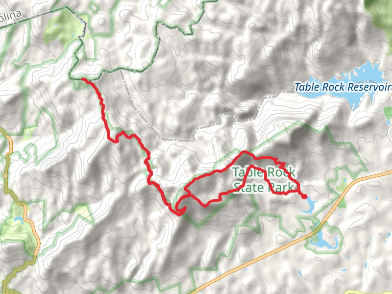 Hickorynut Mountain and Pinnacle Mountain via Ridge Trail