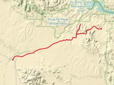 Hyduke Road and Bear Canyon