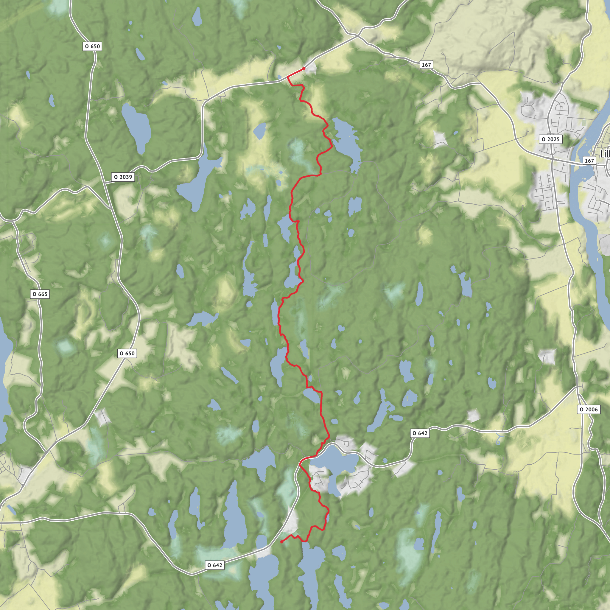 Bohusleden stage 18 mobile static map