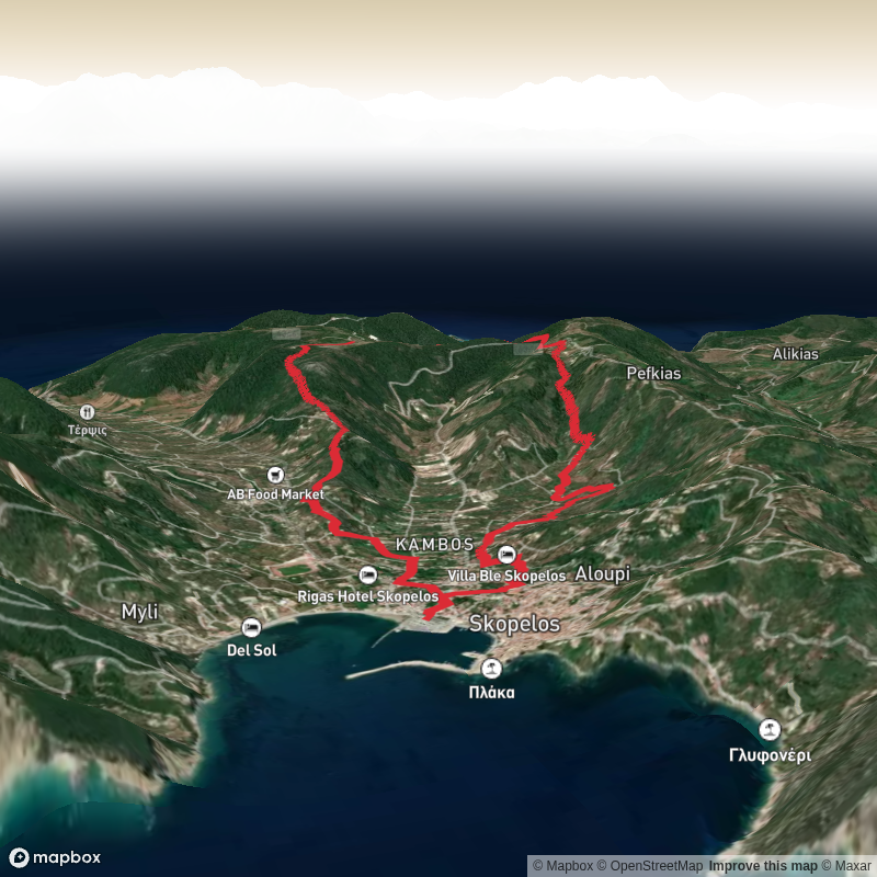 Skopelos, Profitis Elias Monastery and Kimisia Loop