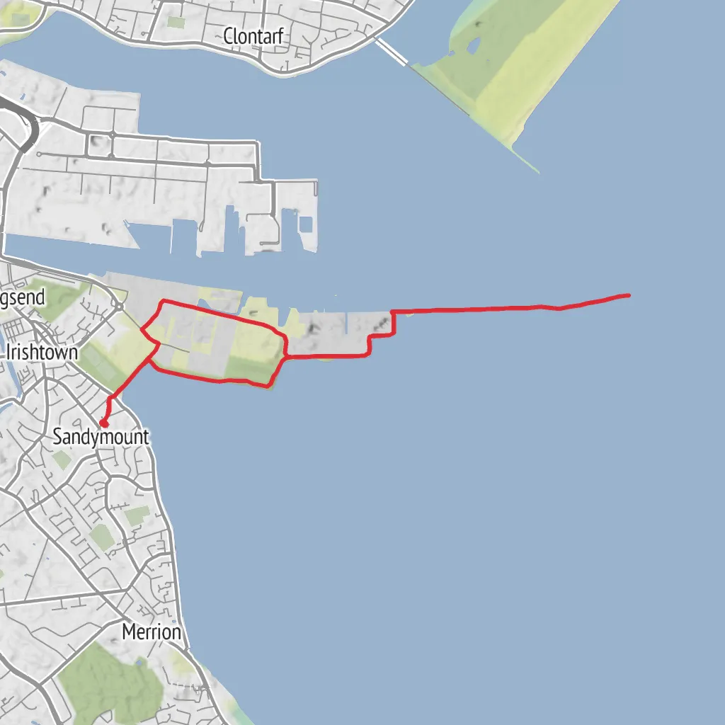 Poolbeg Lighthouse mobile static map