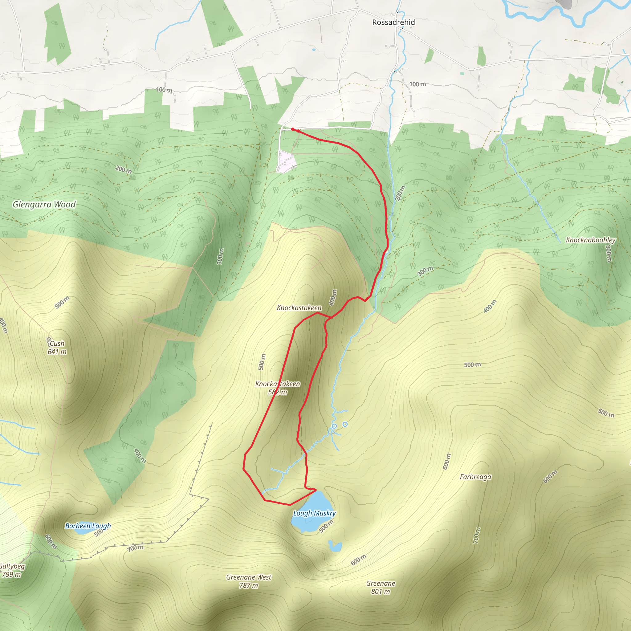 Cub hike Lake Muskry mobile static map