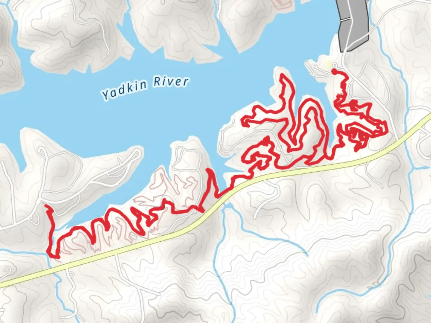 An image depicting the trail Overmountain Victory Trail and its surrounding area.