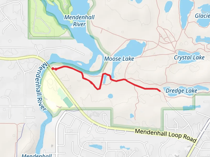 Back Loop Bridge and Dredge Lake Trail