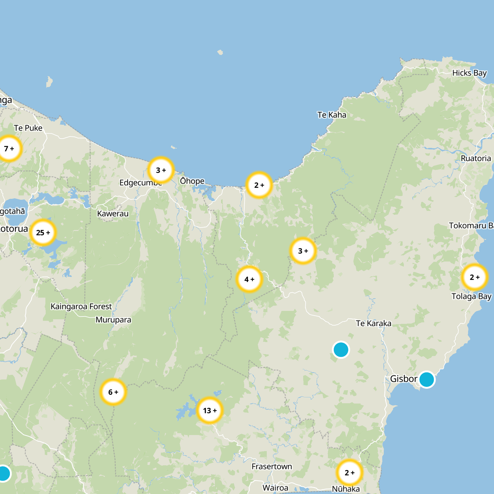 Ōpōtiki Static Map