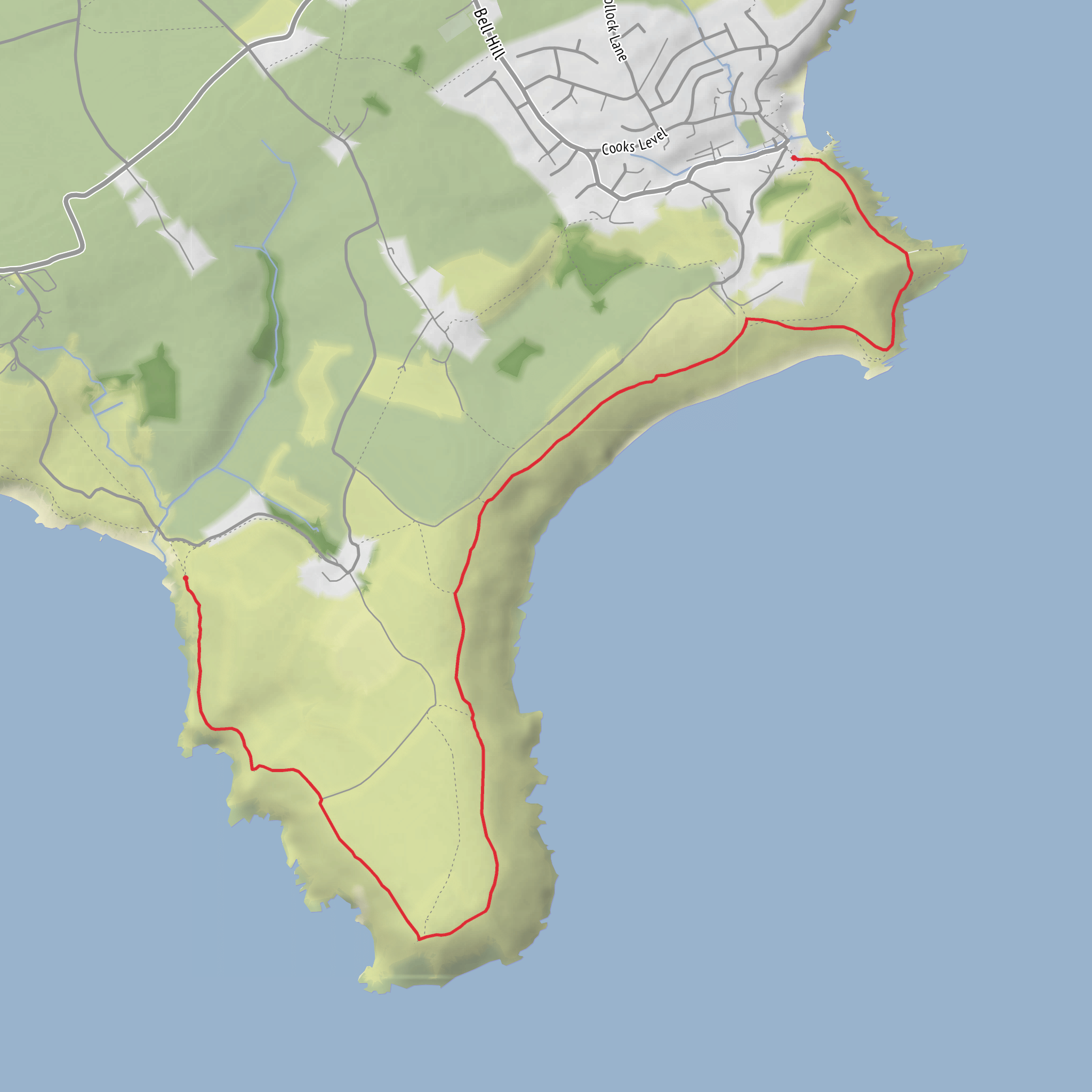 Cliff Walk - Gorran Haven mobile static map