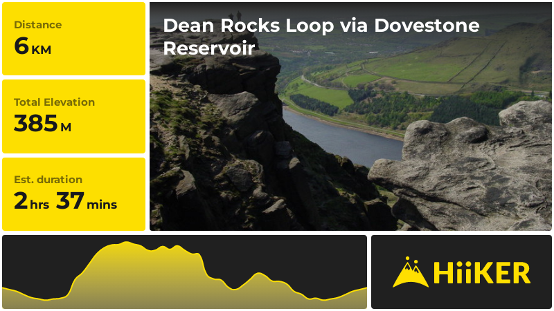 Dean Rocks Loop via Dovestone Reservoir | Oldham | England