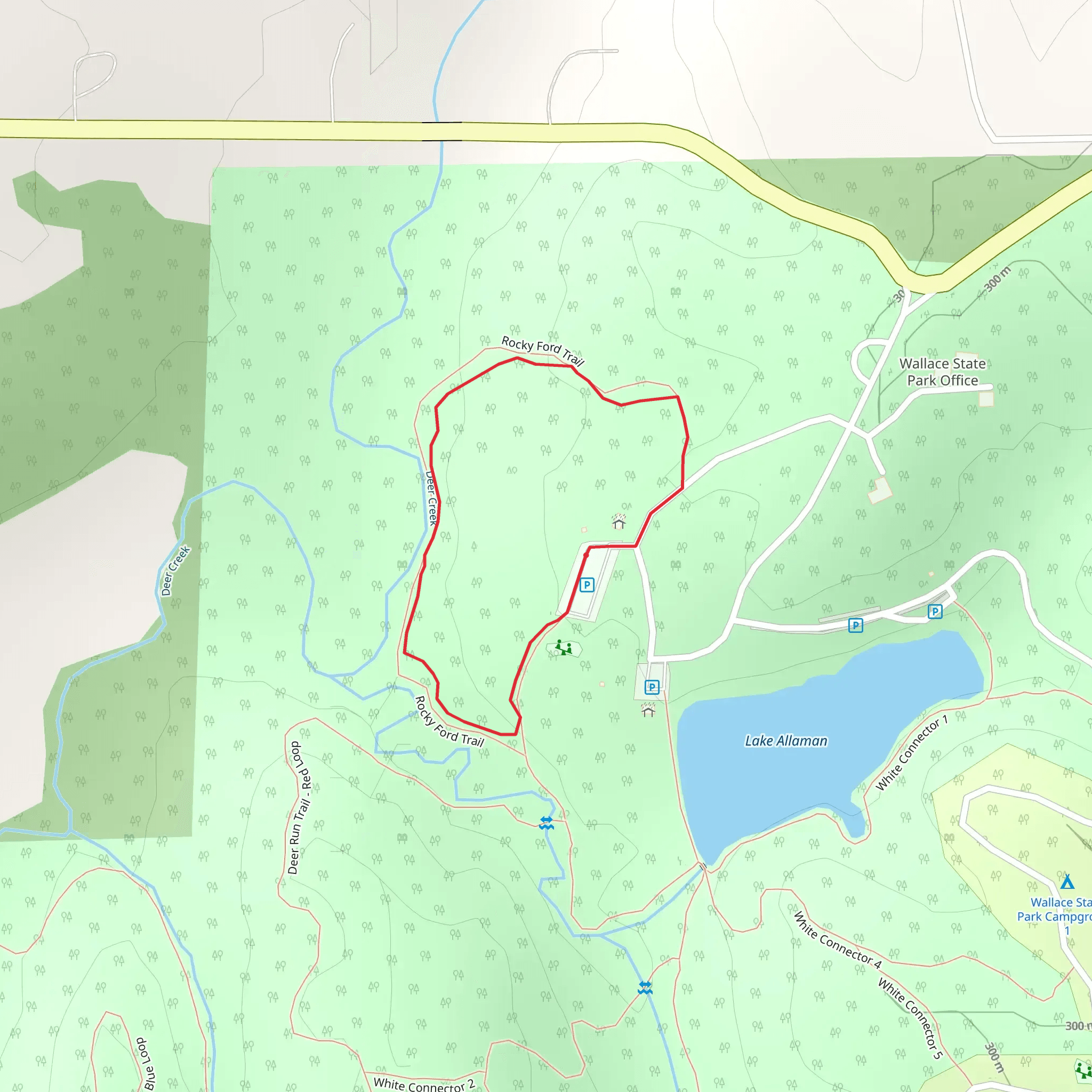 Rocky Ford Loop Trail mobile static map
