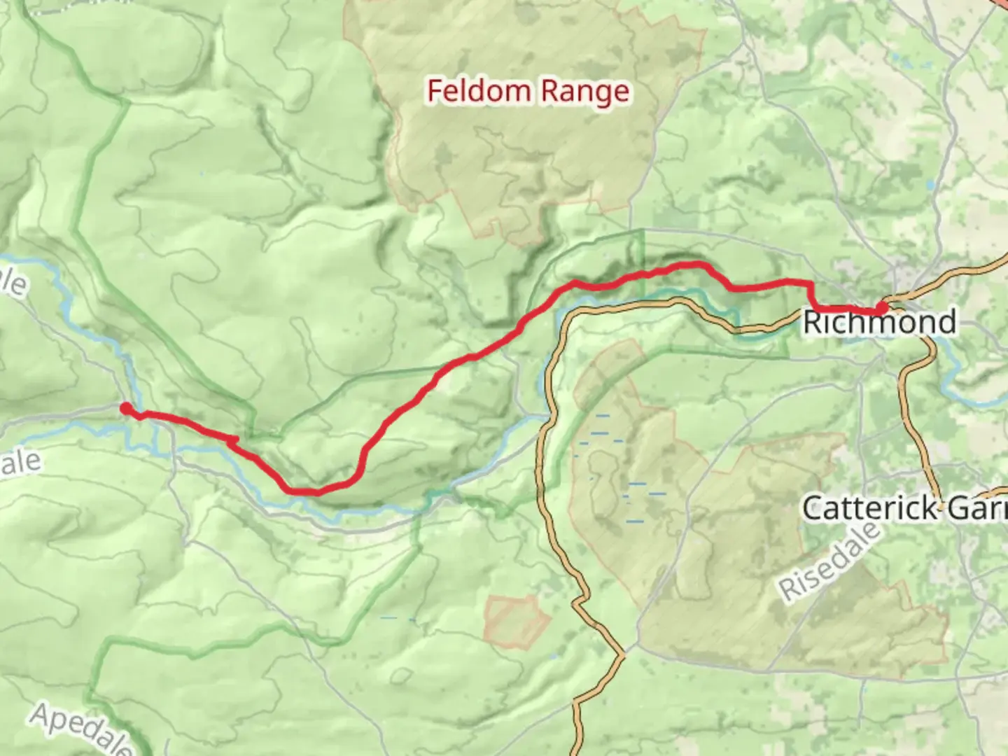 Reeth to Richmond Walk | North Yorkshire | England