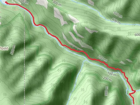 Lower Punchbowl Trail via Eagle Creek Trail