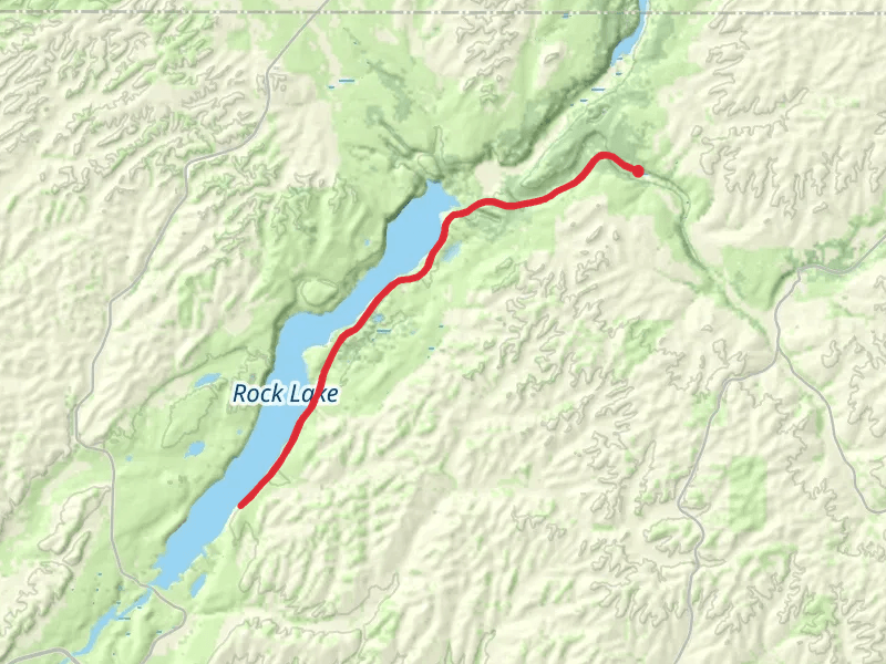 Palouse to Cascades State Park Trail from Hole-in-the-Ground Road