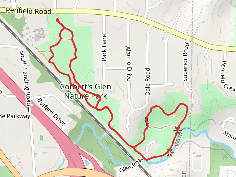 Corbett's Glen Nature Park Loop