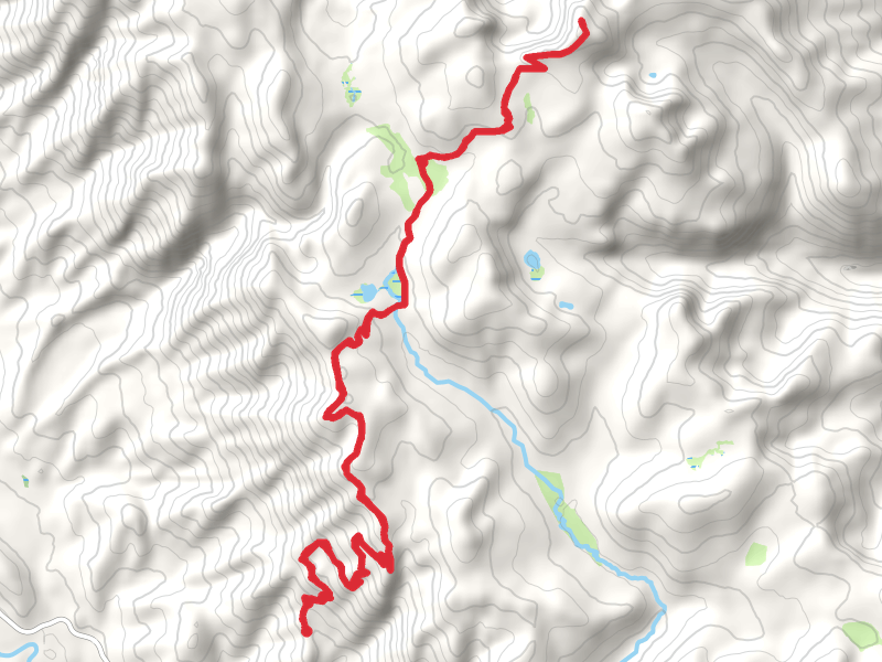 Klone Peak View Point Trail via Alder Ridge ORV Trail