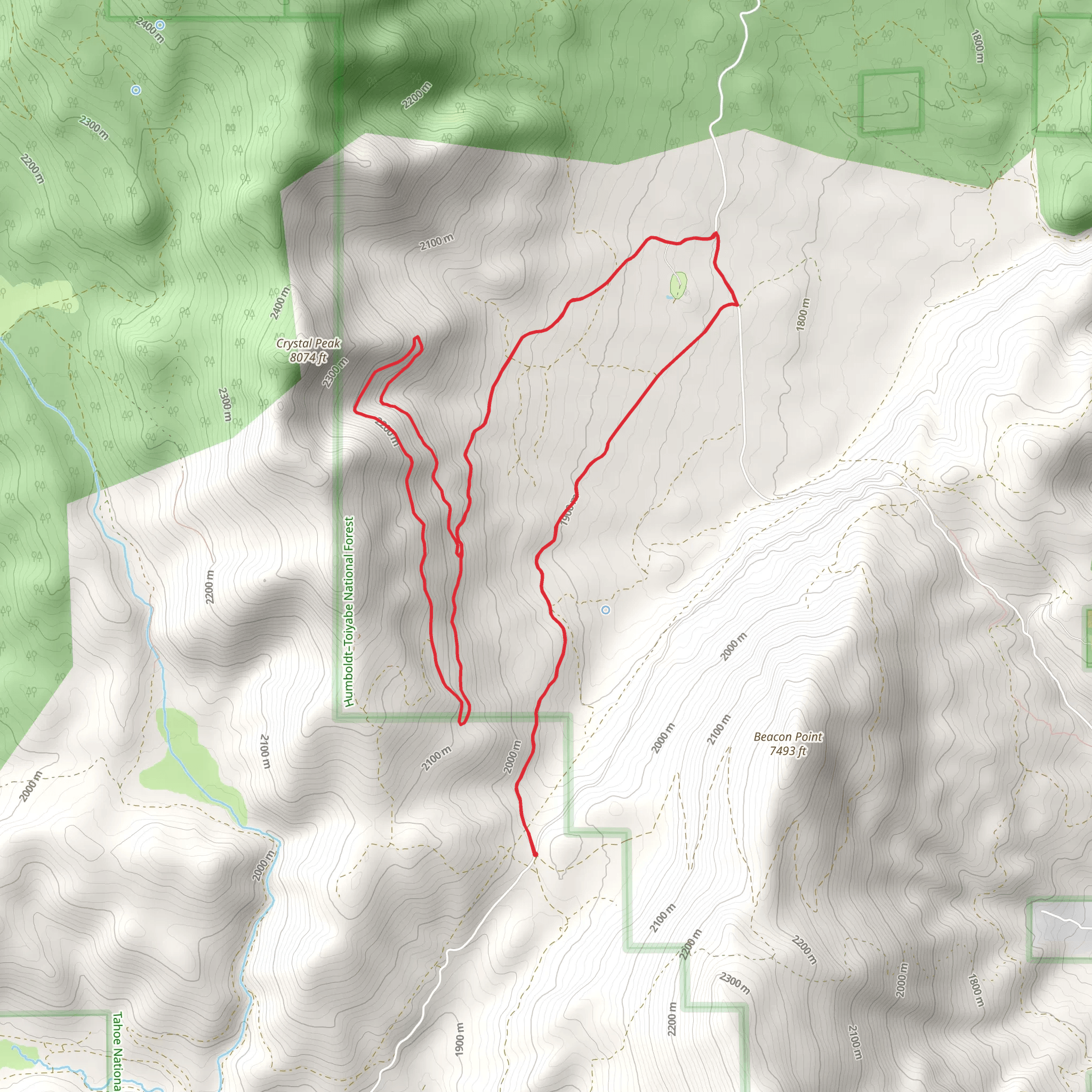 Henness Pass Road Loop - North mobile static map