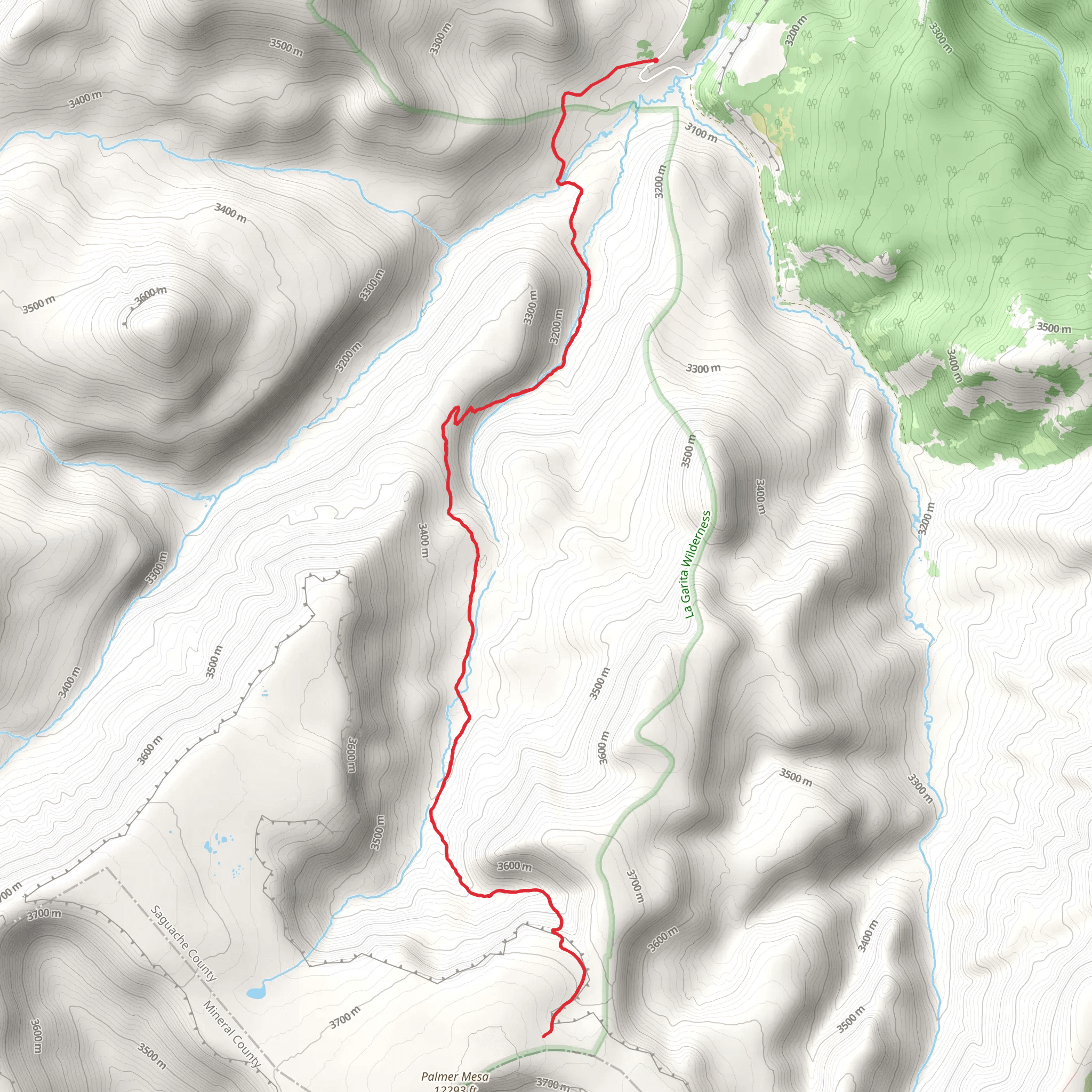Whale Creek Trail mobile static map