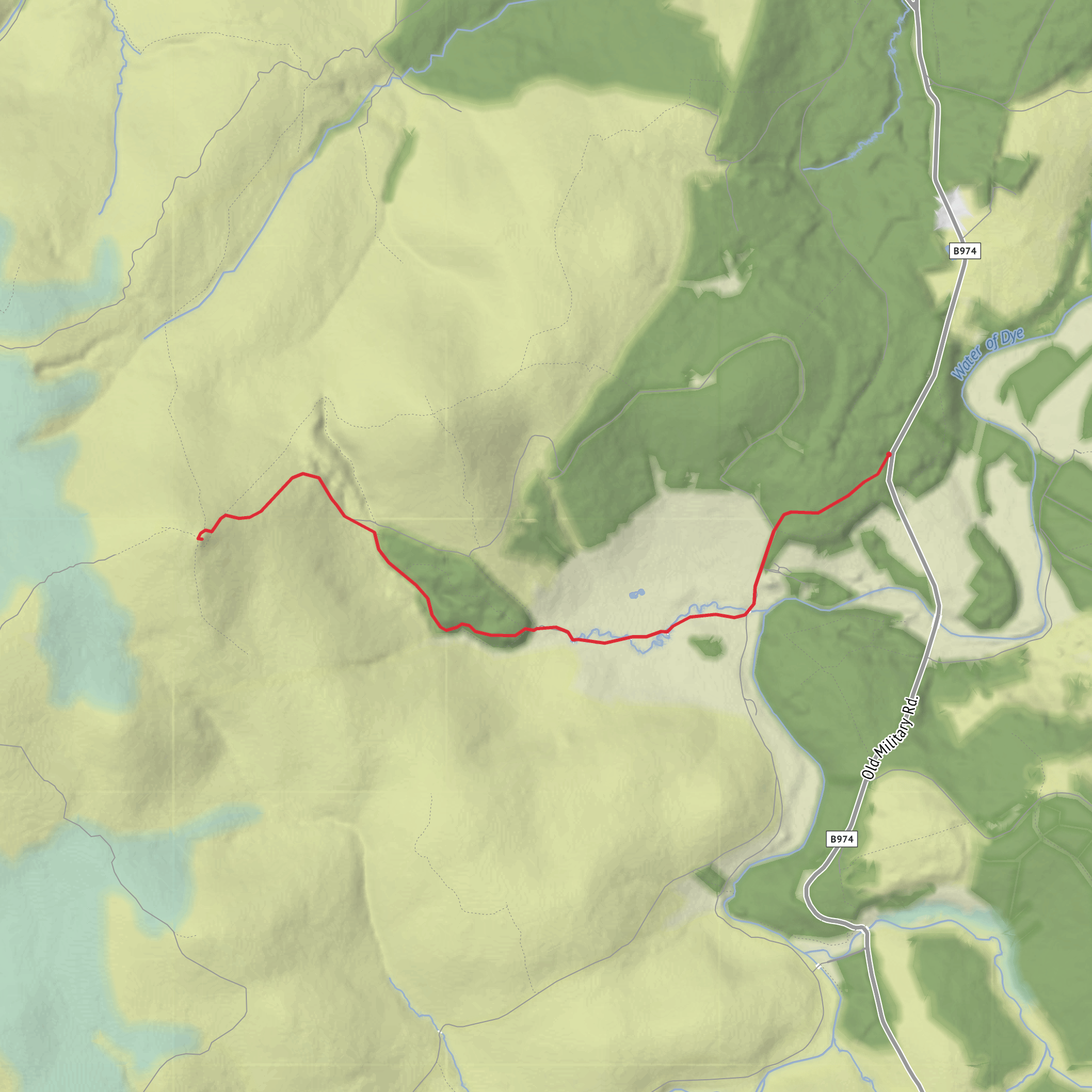 Clachnaben mobile static map