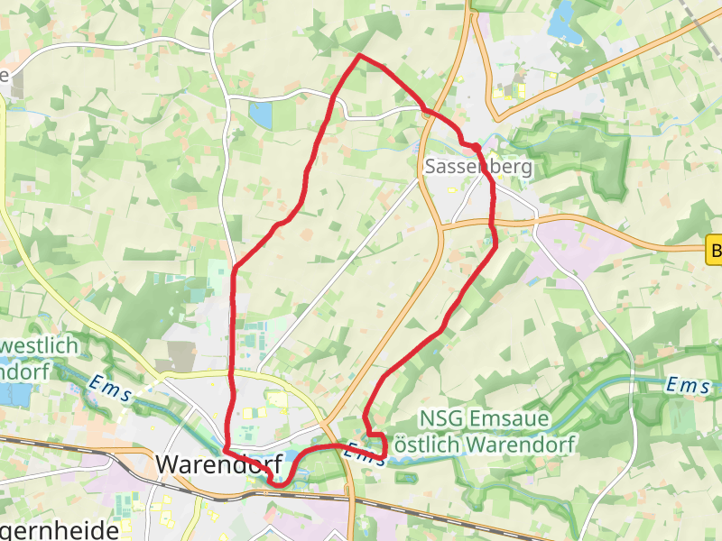 Sassenberg to Warendorf Loop