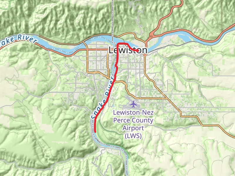 Snake River via Levee Path