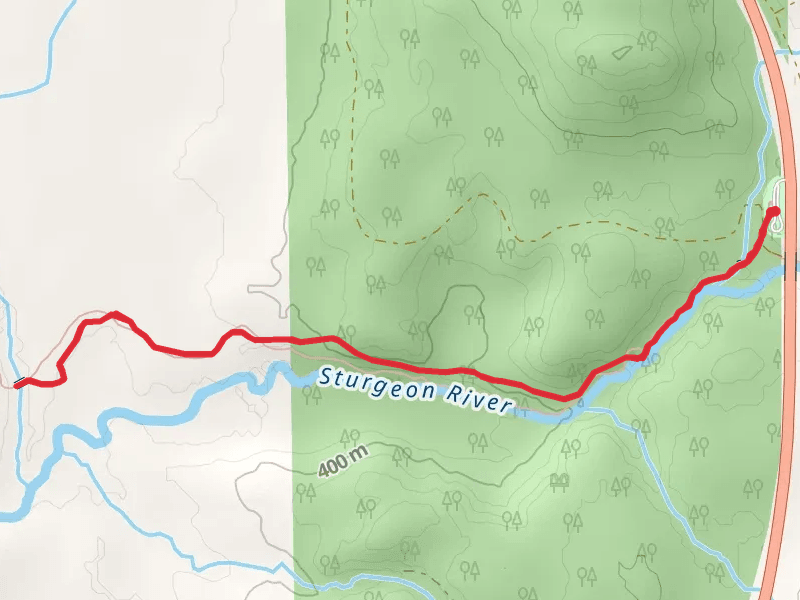 Walk along Sturgeon River via North Country Trail