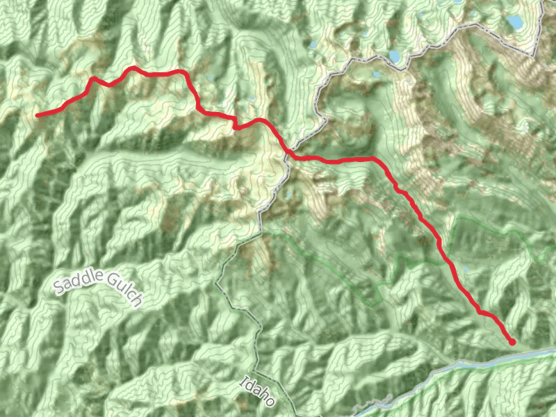 Burnt Strip Mountain via Watchtower Creek Trail