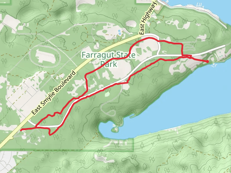 Farragut State Park South Short Loop