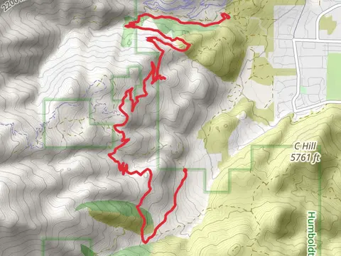 Ash Canyon to Kings Canyon Trail - Kings Canyon Road