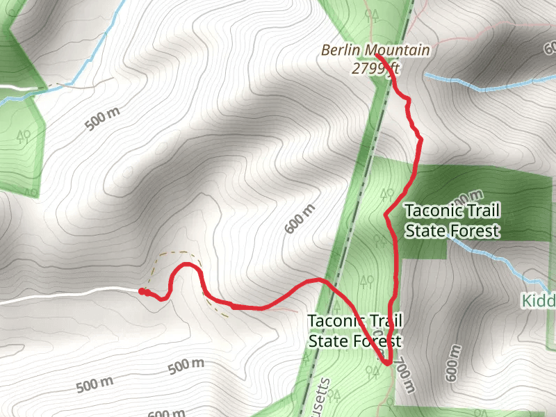 Berlin Mountain via Taconic Crest Trail
