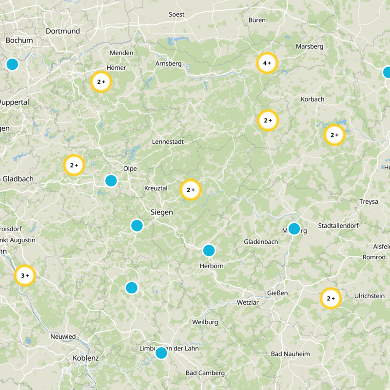 Kreis Siegen-Wittgenstein Static Map