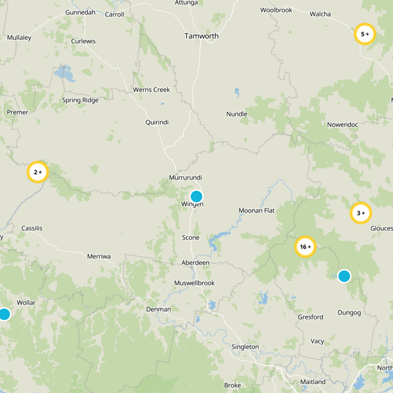 Upper Hunter Shire Static Map
