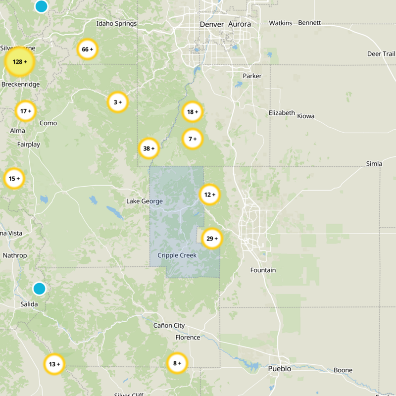 Teller County Static Map