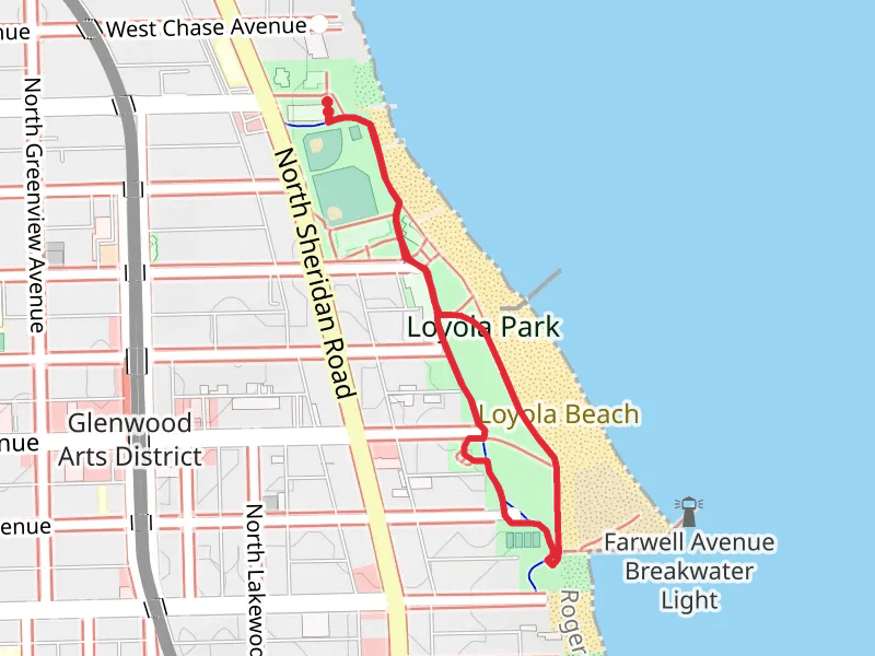 Loyola Park Loop