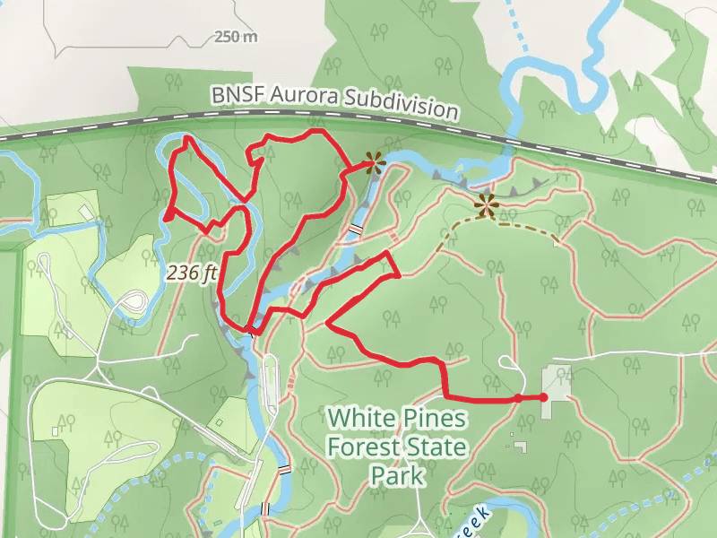 Sunset Trail and Sleepy Hollow Loop Trail