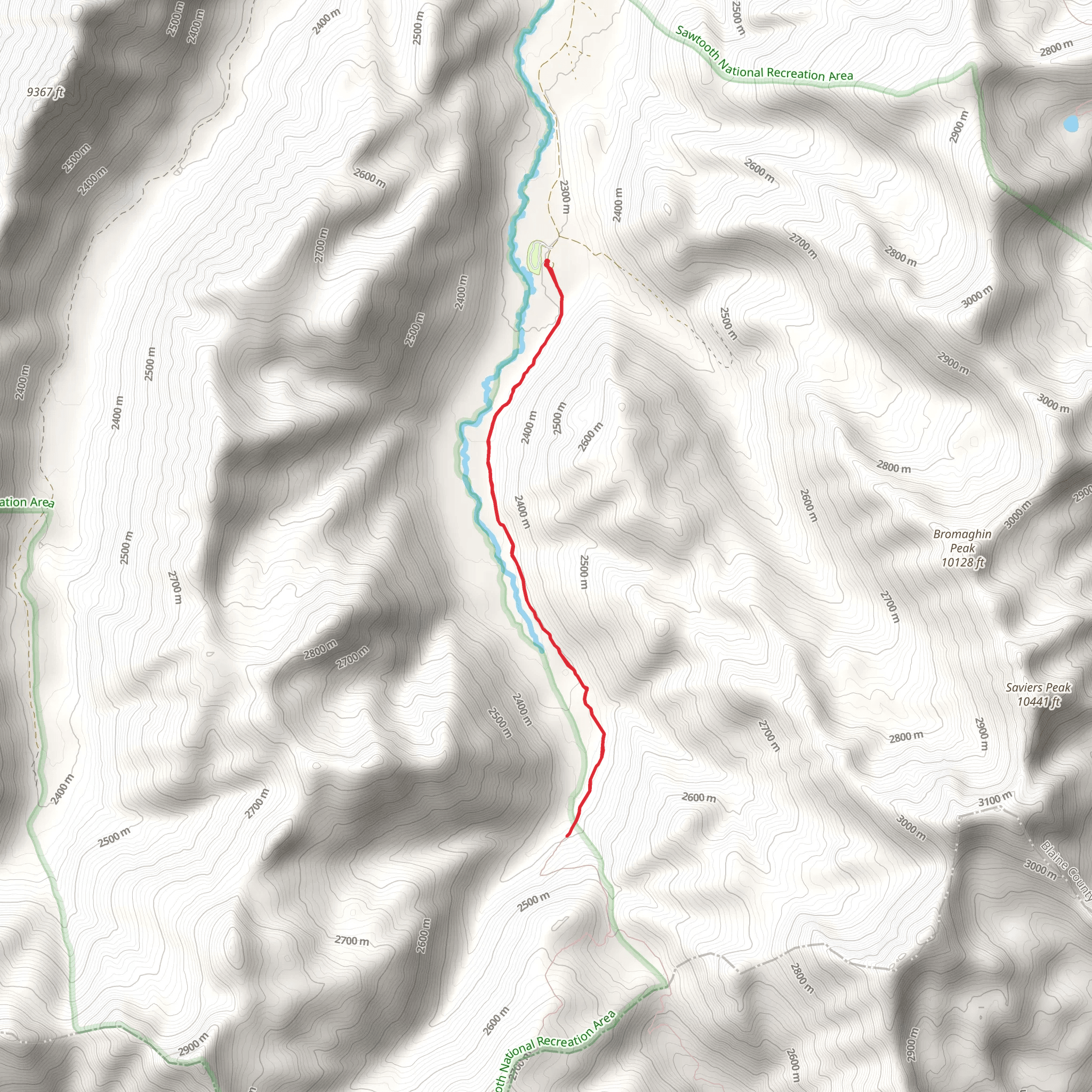 Mule Creek Walk mobile static map