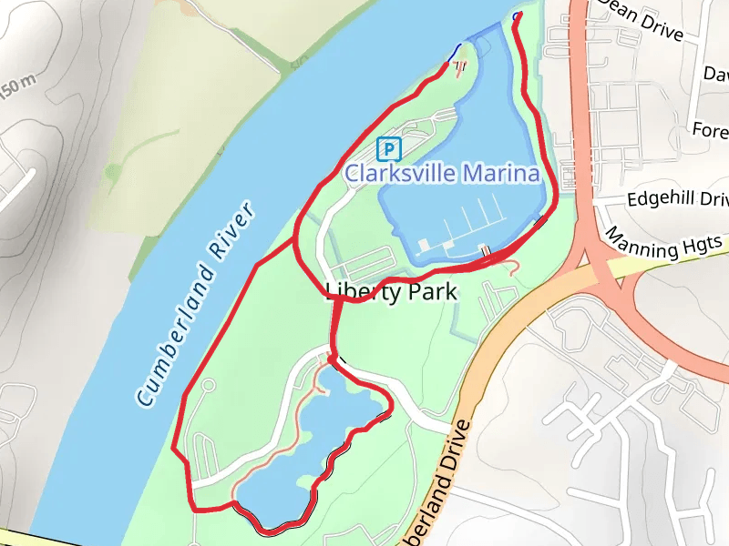 Freedom Point at Liberty Park and Cumberland River Loop