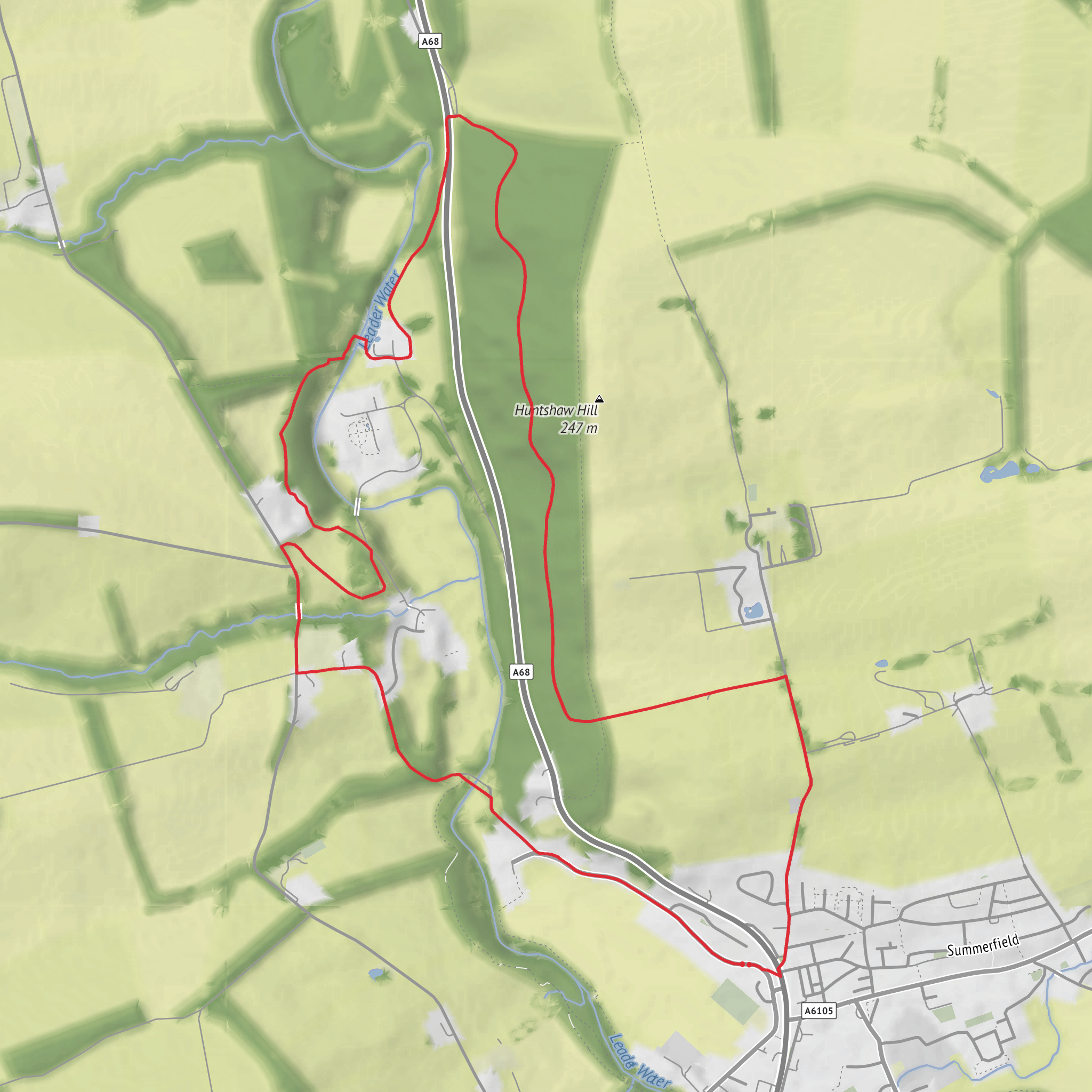 Carolside Loop mobile static map
