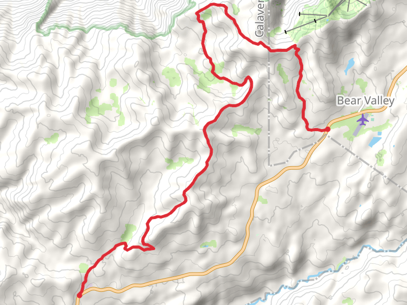 Bear Valley to Big Meadow via Mokelumne Coast to Crest Trail