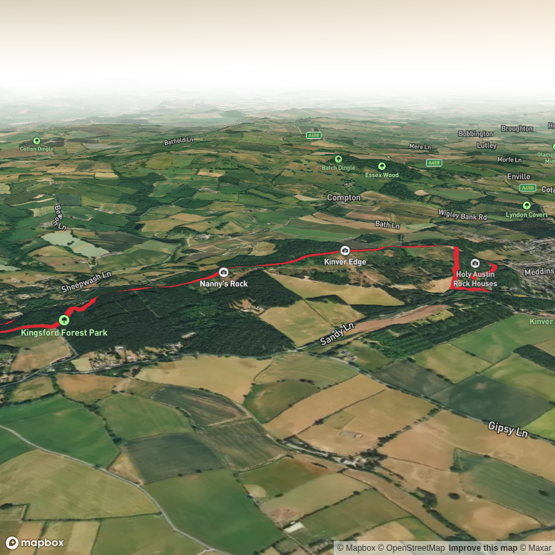 Hike from Kinver via Vale's Rock