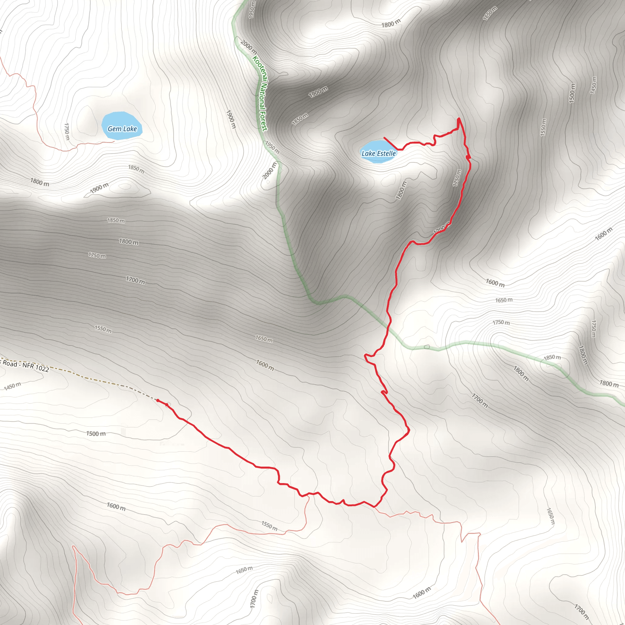 Lake Estelle mobile static map