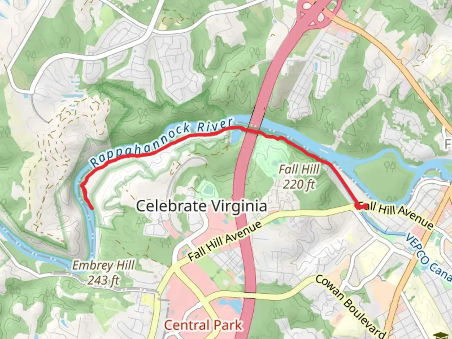 An image depicting the trail Scout and Beach Trail and its surrounding area.