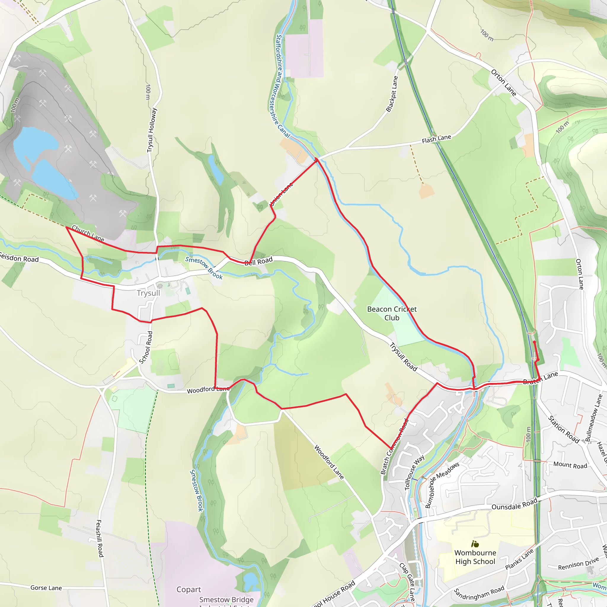 Awbridge Canal and Trysull Loop | Staffordshire | England