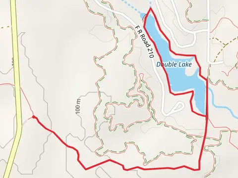 Double Lake Loop via Lone Star Hiking Trail