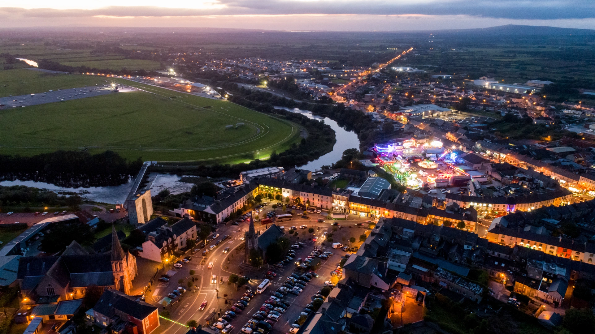 An image depicting the trail Listowel Village Walks - Sive Walk and its surrounding area.