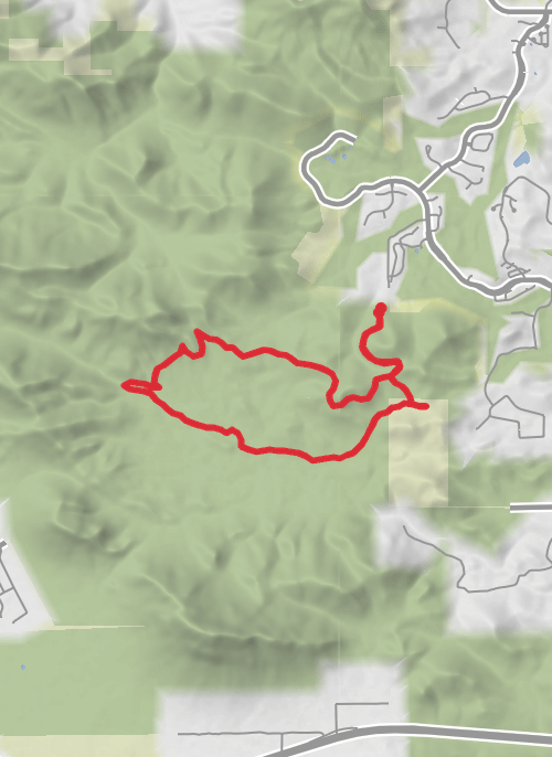 Wren Rock Starr Pass Loop mobile static map
