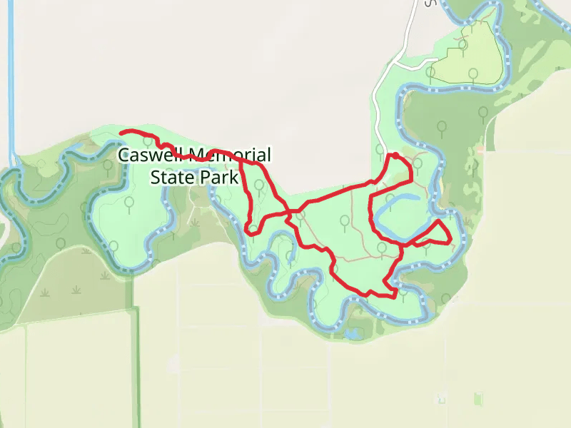 Loop along Stanislaus River