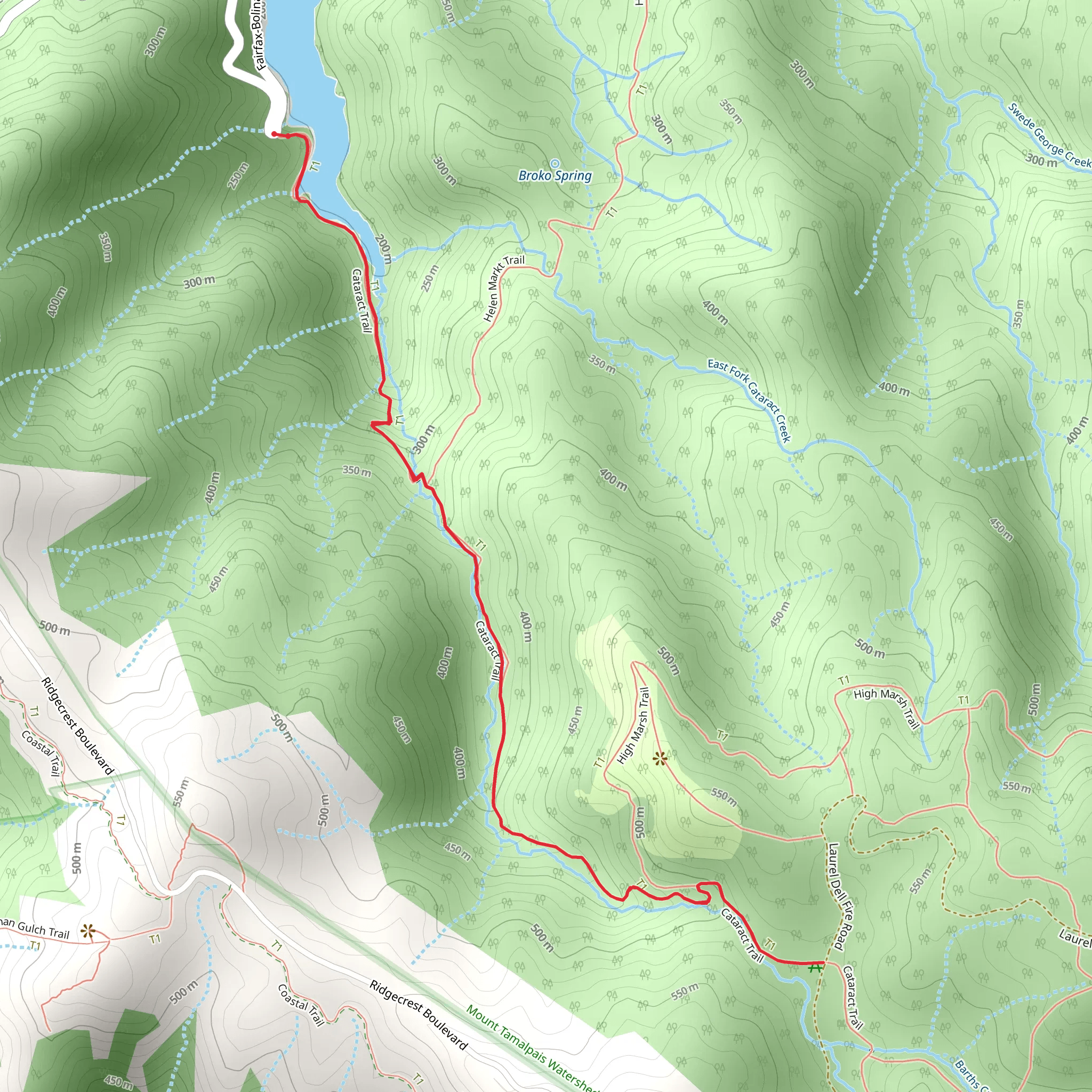 Cataract Trail mobile static map