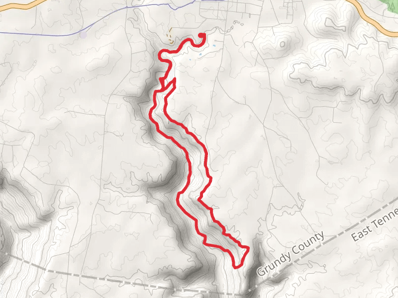 Fiery Gizzard and Dog Hole Loop Trail