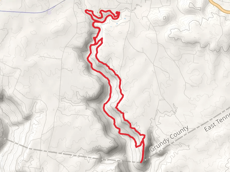 Grundy Forest Day, Fiery Gizzard Trail and Raven Point Trail Loop
