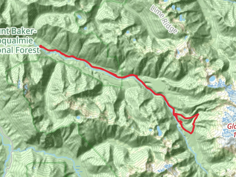 Old White Chuck Road, White Chuck River and Kennedy Ridge Loop Trail
