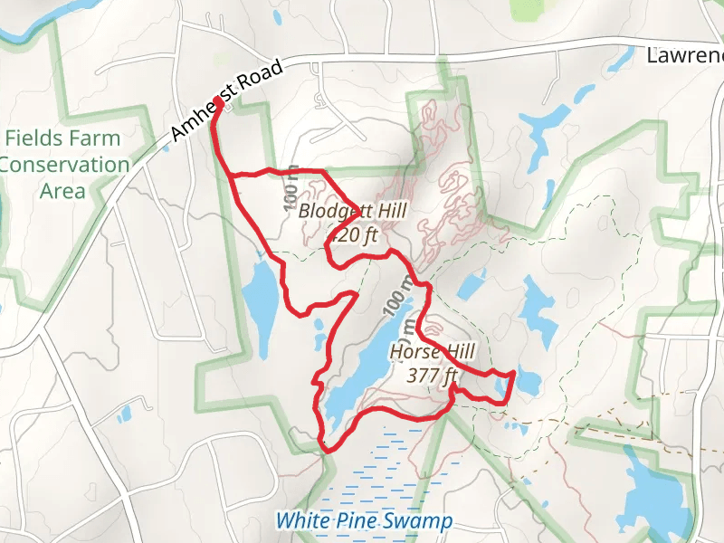 Blodgett Hill and Horse Hill Loop Trail