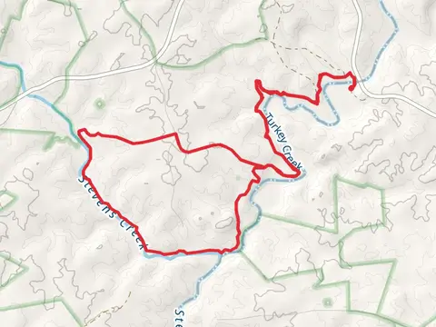 Turkey Creek Loop Trail from Key Bridge